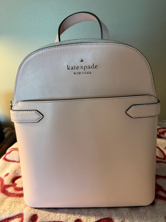 kate spade Handbags - Kate Spade Pale Pink Saffiano Leather Backpack Excellent Condition